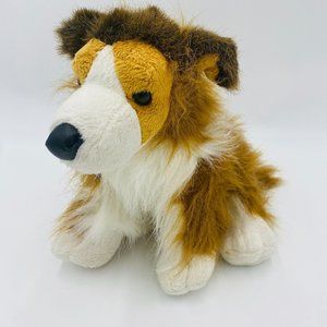 Ganz Webkins Plush Collie HM149 Dog Brown White Stuffed Animal Toy Plush 12.5"